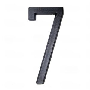 Házszám fekete 12cm 7-es