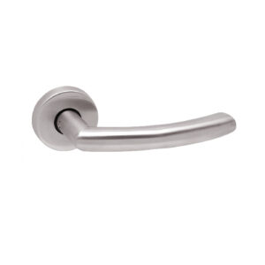 GINO PRO kilincs - Inox, Kulcsos, Körrozettás