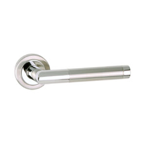 PANAMA kilincs - Inox, Kulcsos, Körrozettás