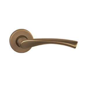 GALAXY körrozettás kilincs - F4 (bronz), Cilinderes