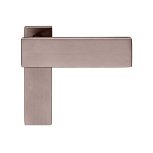 DUE rövidcímes kilincs - PVD Szatén Bronz, WC