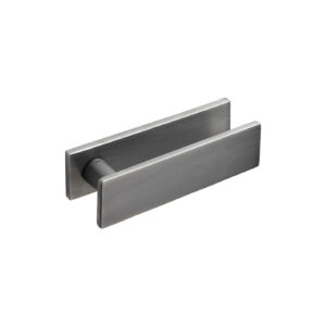DUE Horizontal kilincs - PVD Szatén Grafit, Kulcsos