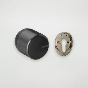 Tedee GO2 okos zár - Fekete + EU Adapter